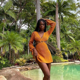 Robe en tricot découpée Vibes